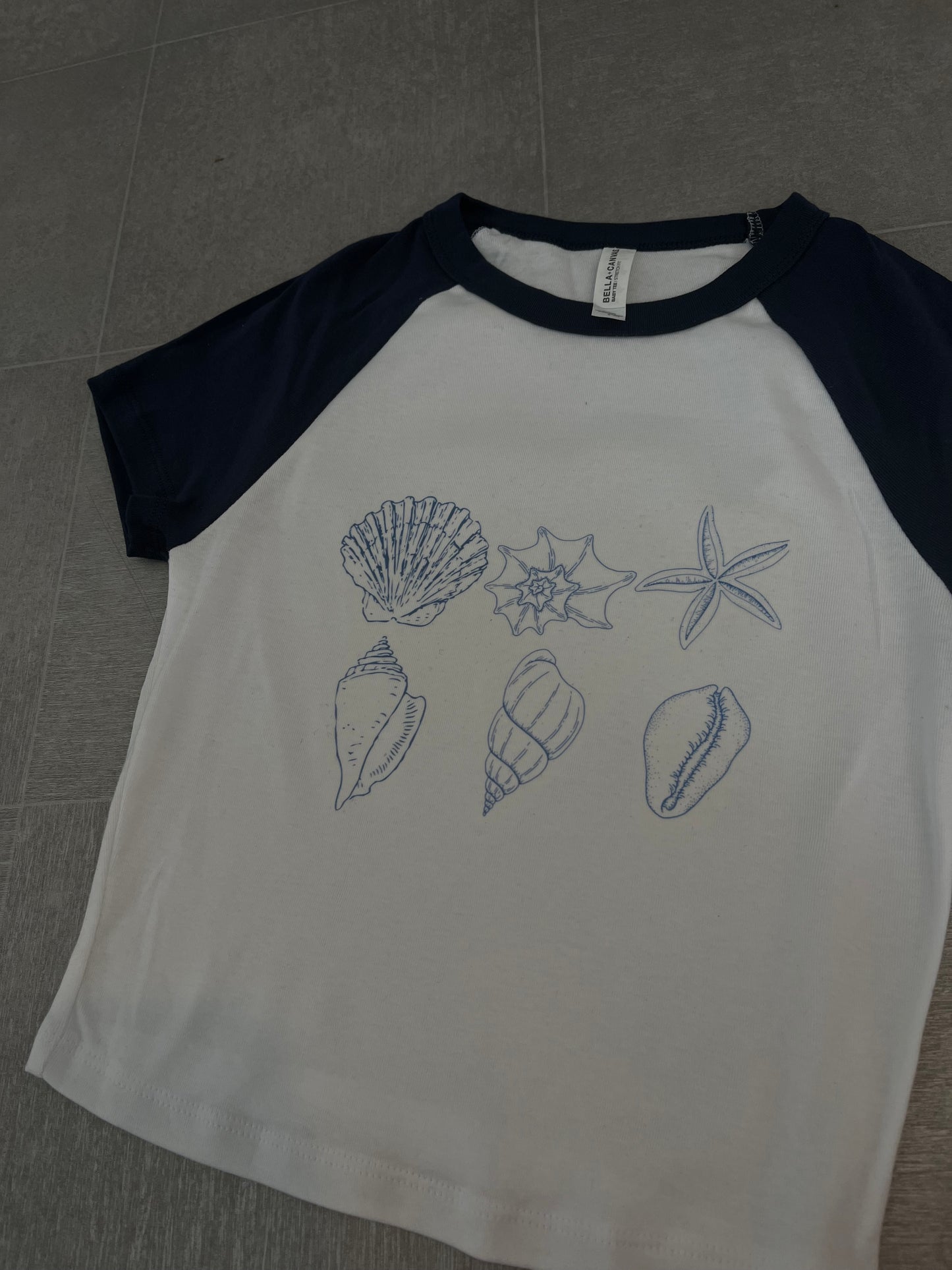 Beachy Shell Baby tee