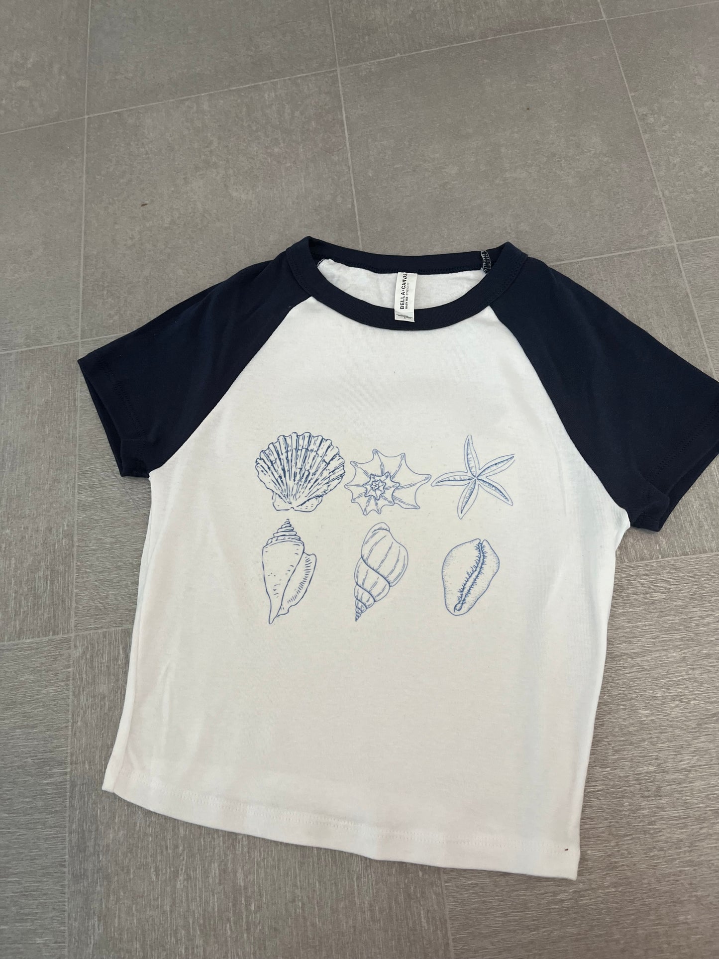 Beachy Shell Baby tee