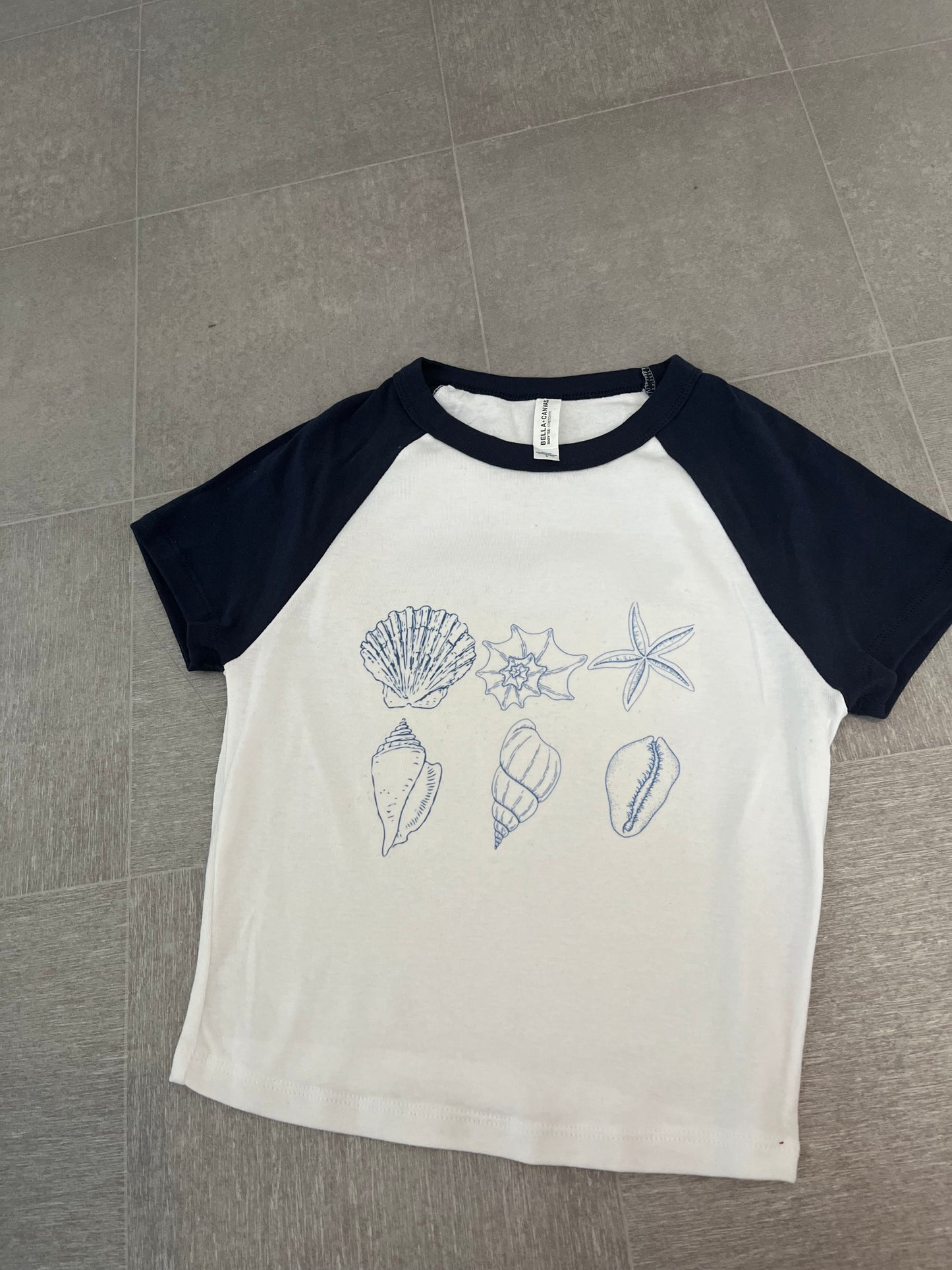 Beachy Shell Baby tee