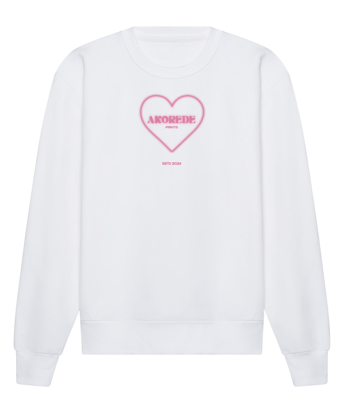 Heart Print Sweatshirt